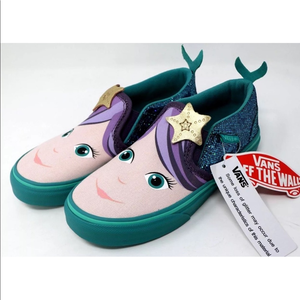 Vans Toddler Asher V Mermaid Shoes NIB
